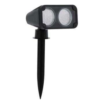 Eglo 75315 - LED Vonkajšia lampa NEMA 2xGU10/2,8W/230V 3000K IP44