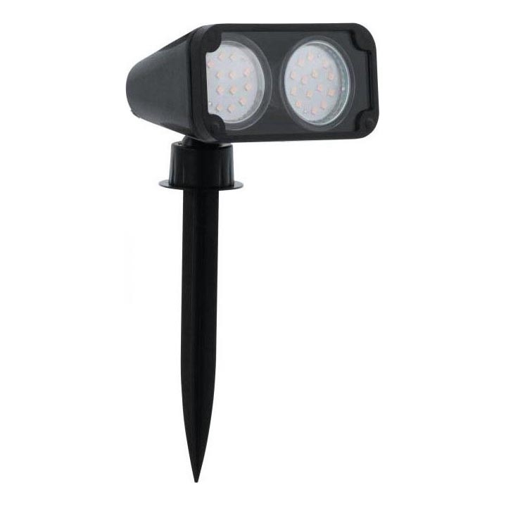 Eglo 75315 - LED Vonkajšia lampa NEMA 2xGU10/2,8W/230V 3000K IP44