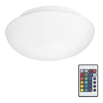 Eglo 75351 - LED RGB Stmievateľné stropné svietidlo ELLA-C 1xE27/7,5W/230V + diaľkové ovládanie