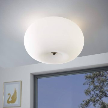 Eglo 75353 - LED RGBW Stmievateľné stropné svietidlo OPTICA-C 2xE27/7,5W/230V pr. 35 cm + diaľkové ovládanie