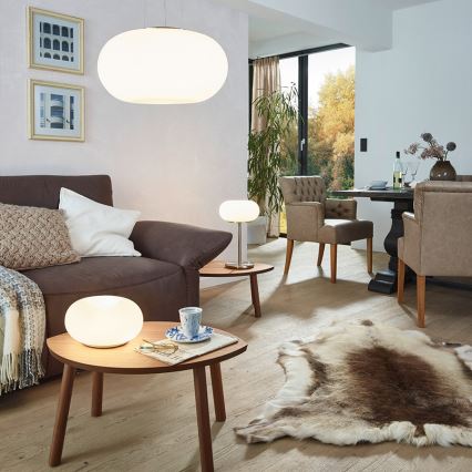 Eglo 75355 - LED RGB Stolná lampa OPTICA-C 2xE27/7,5W/230V