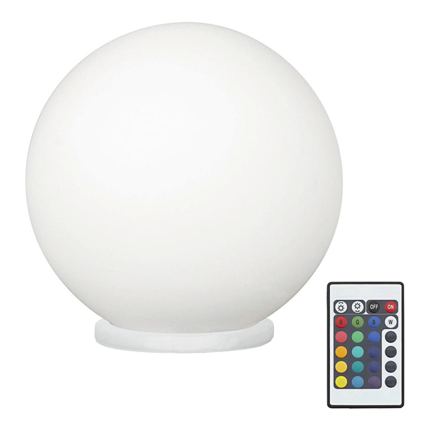 Eglo 75362 - LED RGBW Stmievateľná stolná lampa RONDO-C 1xE27/6W/230V + diaľkové ovládanie