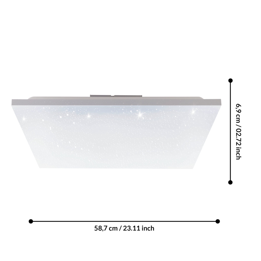 Eglo 75618 - LED Prisadený panel CALEMAR-S LED/32W/230V 4000K 60x60 cm