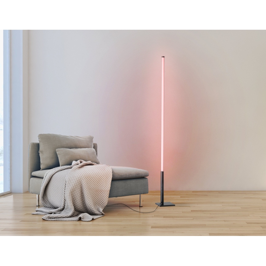 Eglo - LED RGB Stmievateľná stojacia lampa LED/13,5W/230V 2700-6500K + diaľkové ovládanie