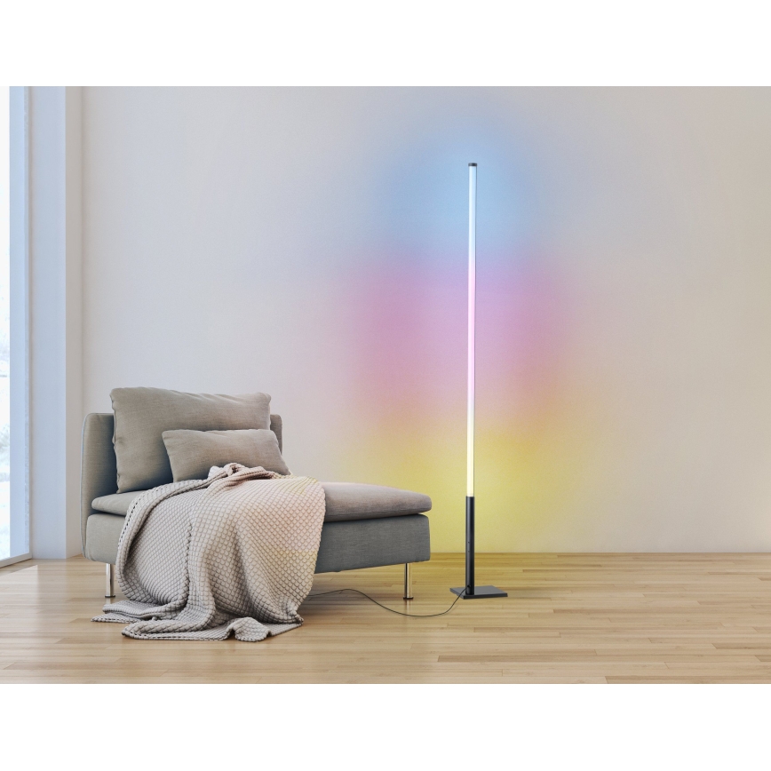Eglo - LED RGB Stmievateľná stojacia lampa LED/13,5W/230V 2700-6500K + diaľkové ovládanie