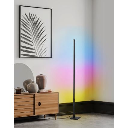 Eglo - LED RGB Stmievateľná stojacia lampa LED/13,5W/230V 2700-6500K + diaľkové ovládanie