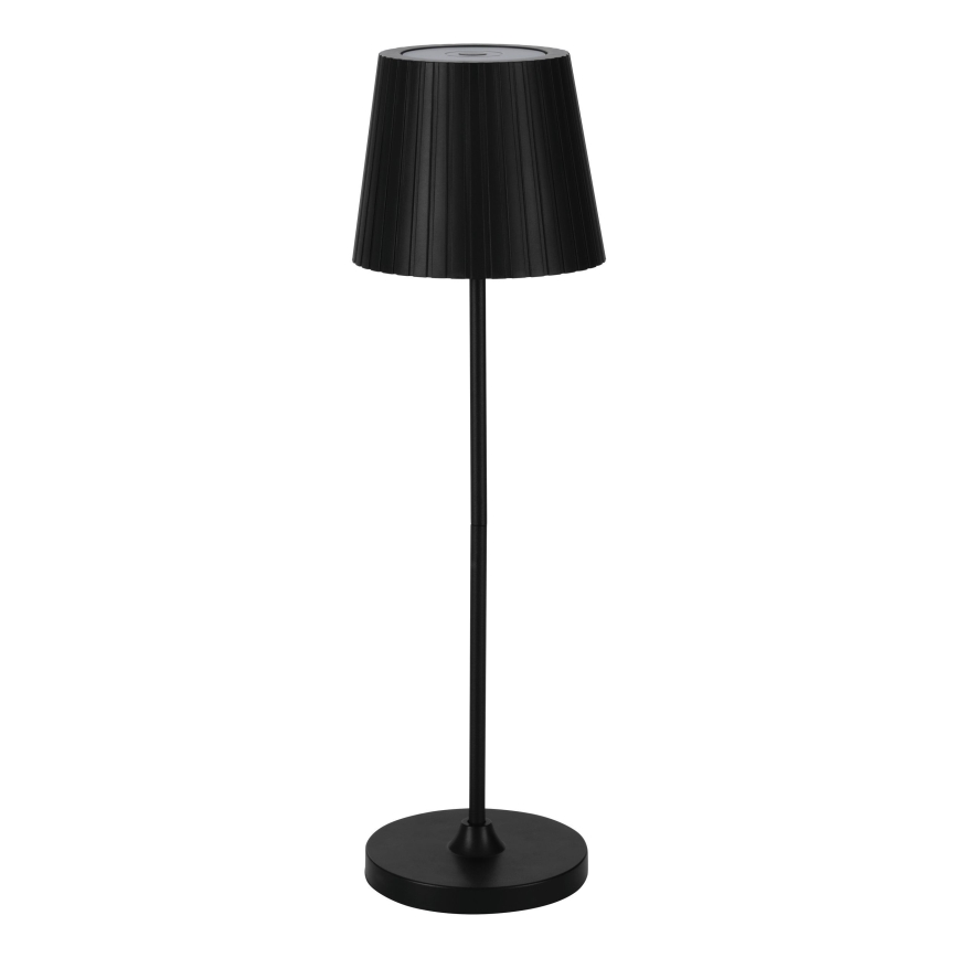 Eglo - LED Stmievaná vonkajšia nabíjateľná stolová lampa LED/3,8W/5V 2400/3000/4000K 2000 mAh IP44 čierna