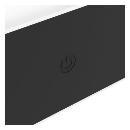 Eglo - LED Stmievateľné nabíjateľné dotykové vonkajšie nástenné svietidlo LED/5W/5V 2000 mAh 3000/4000/6500K IP44 čierne