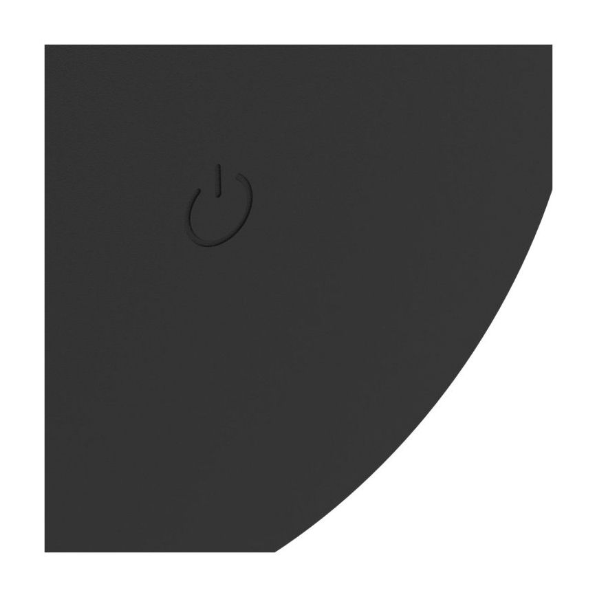 Eglo - stmievateľné nabíjateľné dotykové vonkajšie nástenné svietidlo LED/5W/5V 2000 mAh 3000/4000/6500K IP44 čierne