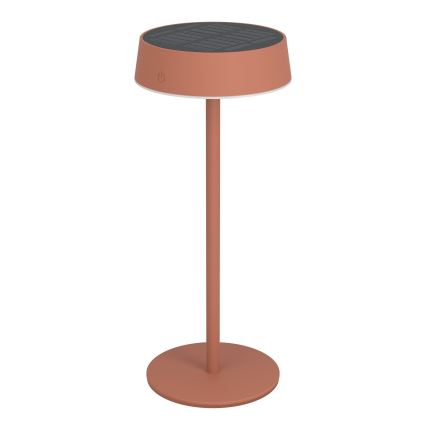 Eglo - stmievateľná solárna LED stolná lampa s dotykovým ovládaním, LED/3W/5V, 3000-6000K, 1800 mAh, IP44, oranžová