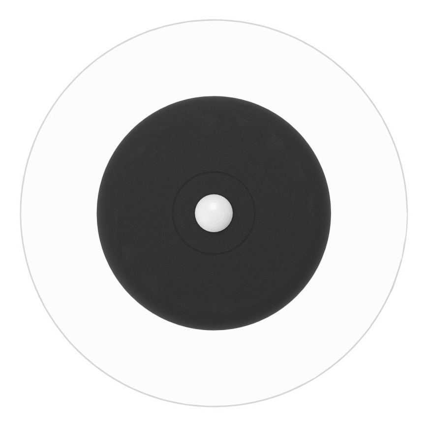 Eglo - LED RGBW stmievateľné nabíjateľné nástenné svietidlo so senzorom pohybu a súmraku LED/5V 2000 mAh čierna + diaľkové ovládanie