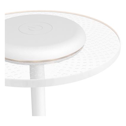 Eglo - LED RGBW Stmievateľná nabíjacia dotyková stolná lampa LED/5V 2000 mAh biela