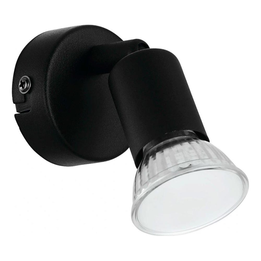 Eglo 780457 - LED Nástenné bodové svietidlo ESCALERA 1xGU10/2,8W/230V 3000K čierna
