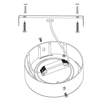 Eglo 78201 - LED Stropné svietidlo FUEVA LED/16,5W/230V