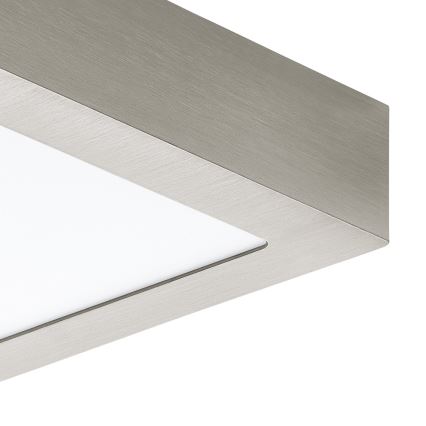 Eglo 78215 - LED stropné svietidlo FUEVA LED/10,9W/230V 17x17 cm matný chróm