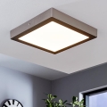 Eglo 78218 - LED stropné svietidlo FUEVA LED/22W/230V 30x30 cm matný chróm