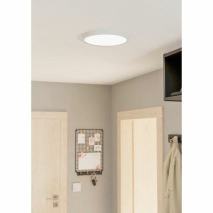 Eglo 78669 - LED Stropné svietidlo FUEVA LED/20,5W/230V pr. 28,5 cm biela