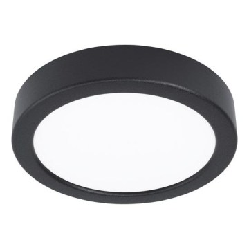 Eglo 78675 - LED Stropné svietidlo FUEVA LED/11W/230V pr. 16 cm čierna
