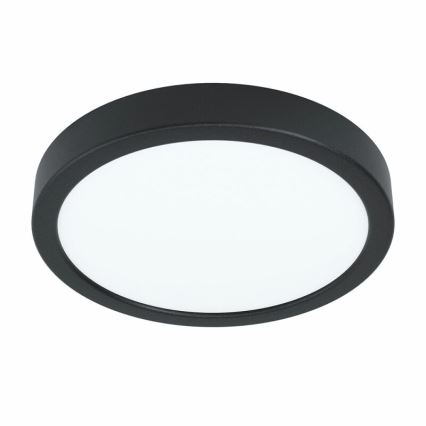 Eglo 78676 - LED Stropné svietidlo FUEVA LED/17W/230V pr. 21 cm čierna