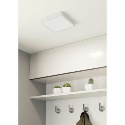 Eglo 78679 - LED Stropné svietidlo FUEVA LED/17W/230V 21x21 cm biela