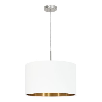 Eglo 78695 - Luster na lanku PASTERI 1xE27/60W/230V biela