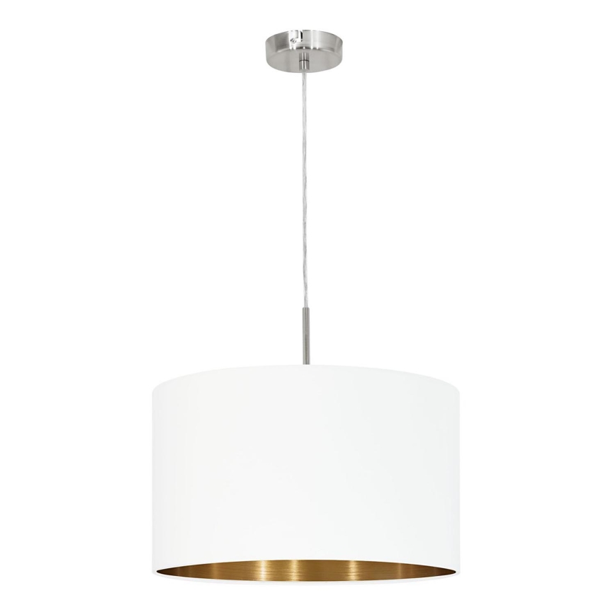Eglo 78695 - Luster na lanku PASTERI 1xE27/60W/230V biela