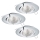 Eglo 78708 - SADA 3x LED Podhľadové svietidlo TEDO 1xGU10/5W/230V