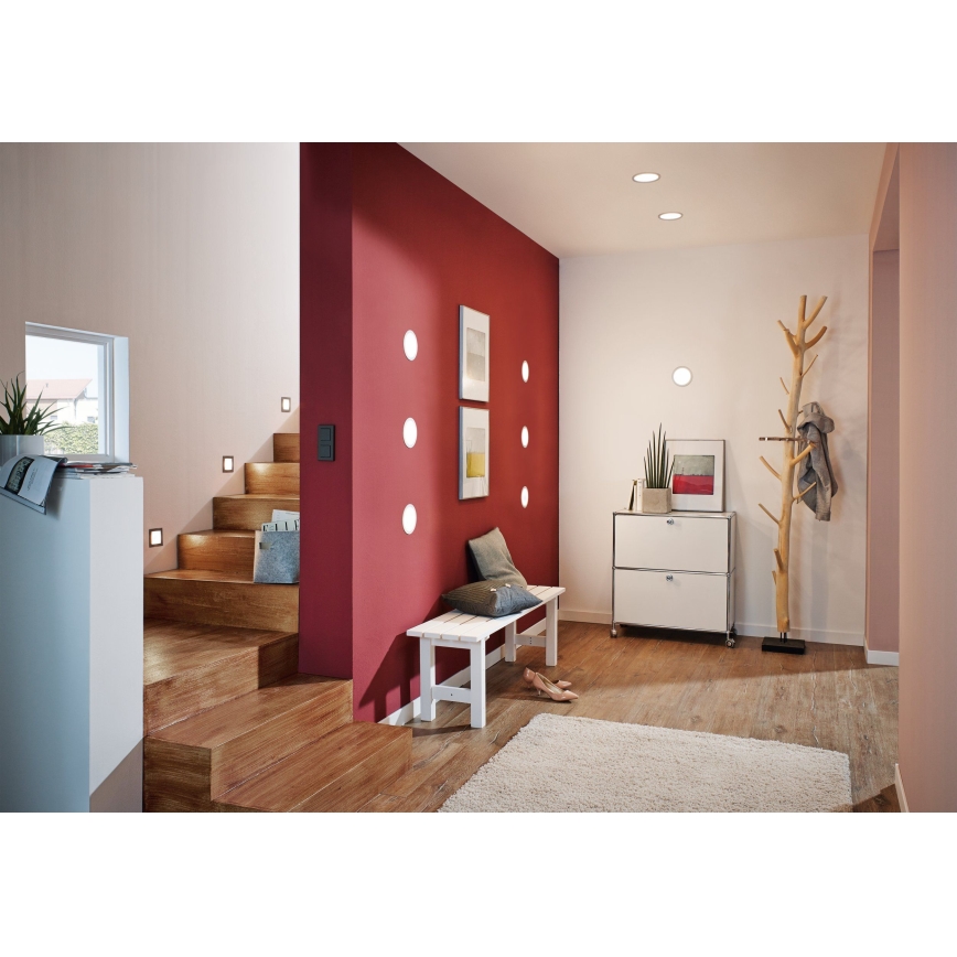 Eglo 78773 - Stmievateľné zapustené stropné LED svietidlo FUEVA LED/10,9W/230V 3000K biela pr. 17 cm