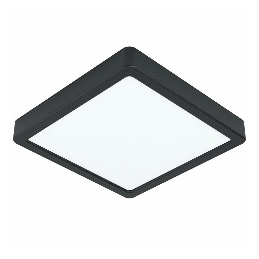 Eglo 78814 - LED Stropné svietidlo FUEVA LED/17W/230V 21x21 cm čierna