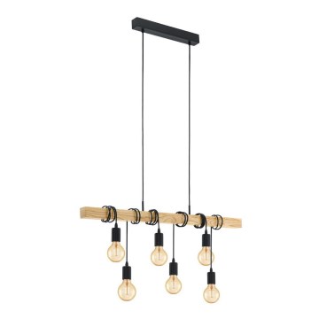 Eglo 78937 - Luster na lanku TOWNSHEND 6xE27/60W/230V