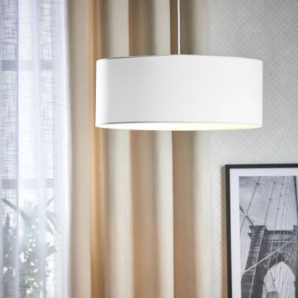 Eglo 79065 - Luster na lanku SITIA 3xE27/60W/230V biela