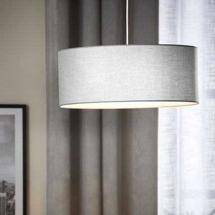 Eglo 79067 - Luster na lanku SITIA 3xE27/60W/230V šedá