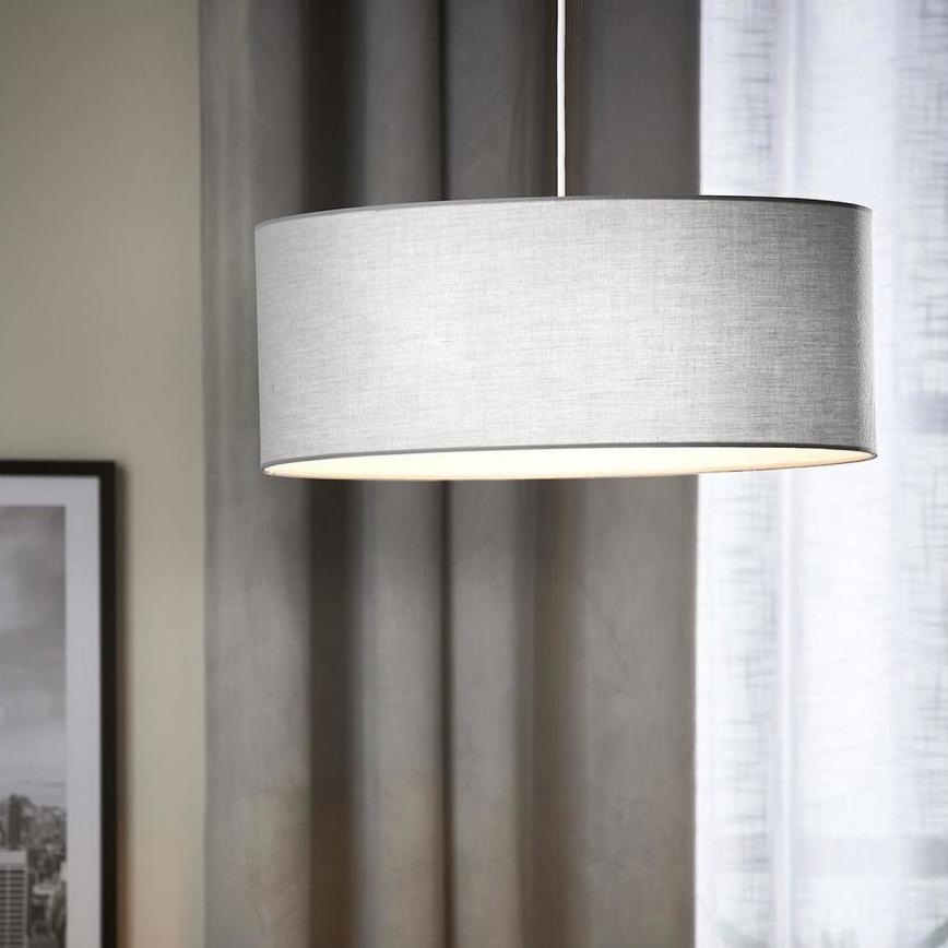 Eglo 79067 - Luster na lanku SITIA 3xE27/60W/230V šedá