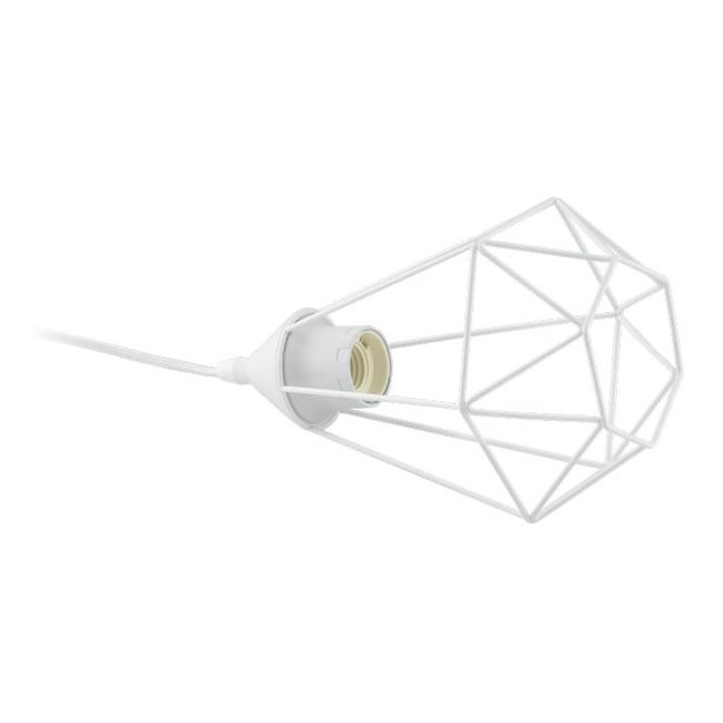 Eglo 79085 - Stolná lampa BYRON 1xE27/40W/230V biela