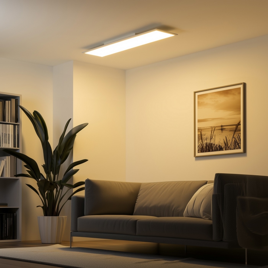 Eglo 79328 - LED Stropné svietidlo SALOBRENA-RW LED/34W/230V 2700/4000K 120x30 cm biela