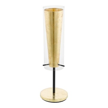 Eglo 79345 - Stolná lampa PINTO GOLD 1xE27/40W/230V zlatá