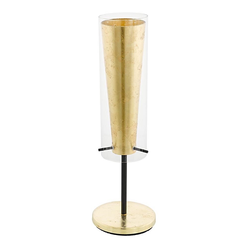 Eglo 79345 - Stolná lampa PINTO GOLD 1xE27/40W/230V zlatá