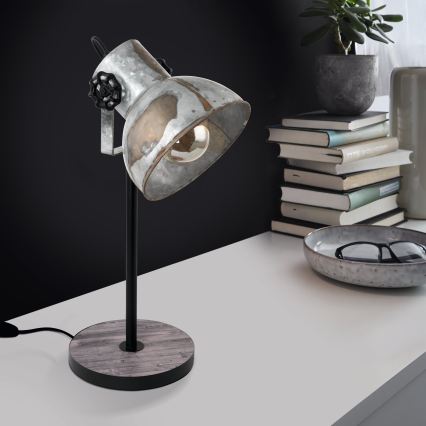 Eglo 79365 - Stolná lampa BARNSTAPLE 1xE27/40W/230V
