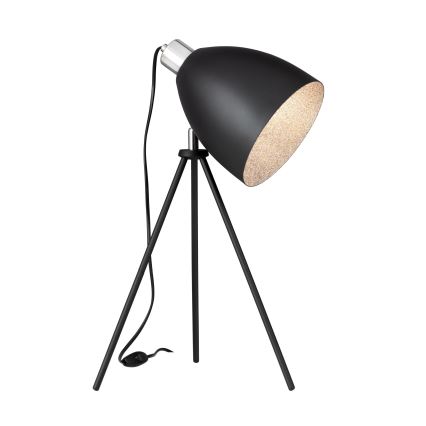 Eglo 79378 - Stolová lampa MAREPERLA 1xE27/60W/230V čierna
