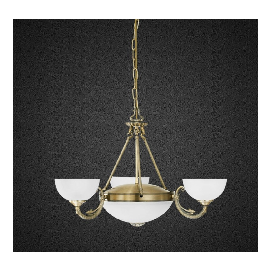 EGLO 82748 - Luster SAVOY 3xE14/40W + 2xE27/60W