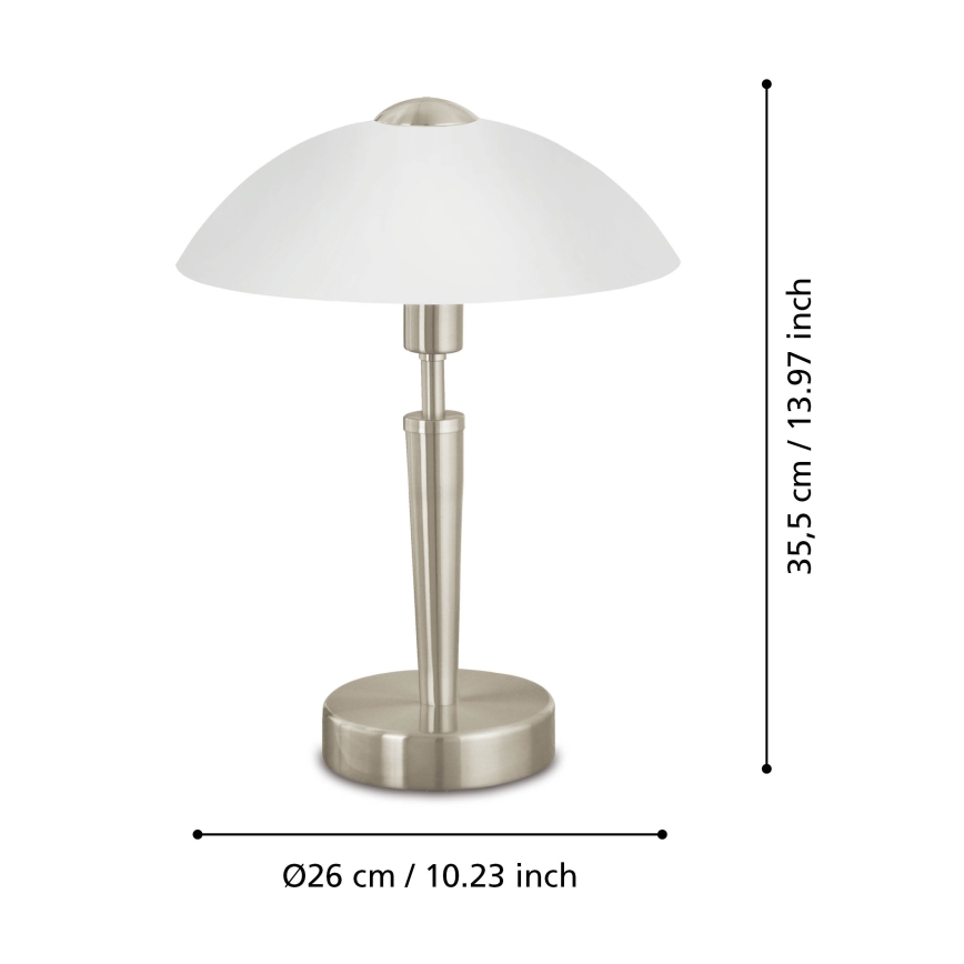 Eglo - Stmievateľná stolná lampa 1xE14/40W/230V