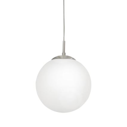 EGLO - Luster na lanku 1xE27/60W/230V pr. 25 cm biela