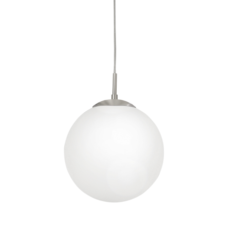 EGLO - Luster na lanku 1xE27/60W/230V pr. 25 cm biela