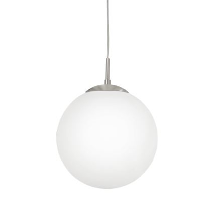 EGLO - Luster na lanku 1xE27/60W/230V pr. 30 cm biela