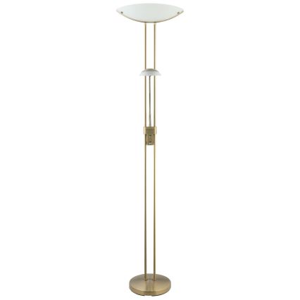 EGLO - Stmievateľná stojacia lampa 1xR7s/230W + 1xG9/33W bronz