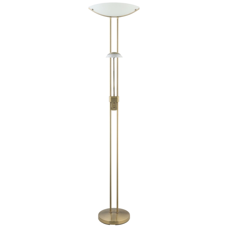 EGLO - Stmievateľná stojacia lampa BAYA 1xR7s/230W + 1xG9/33W bronz