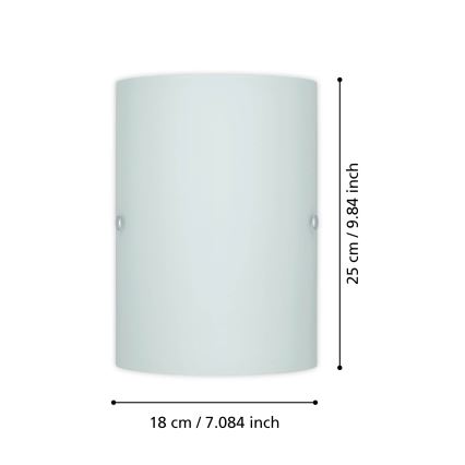 Eglo - Nástenné svietidlo 1xE14/60W/230V biela