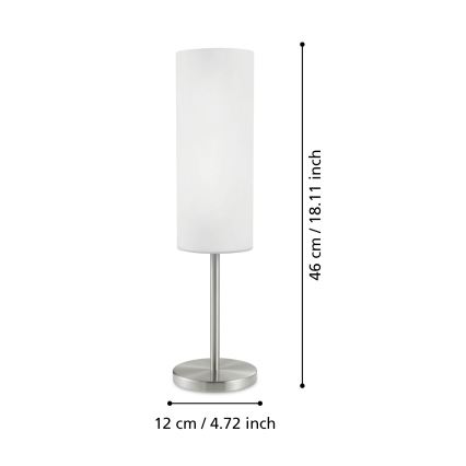 Eglo - Stolná lampa 1xE27/60W