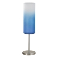 Eglo 85999 - Stolná lampa TROY MODRÁ 1xE27/100W/230V modrá