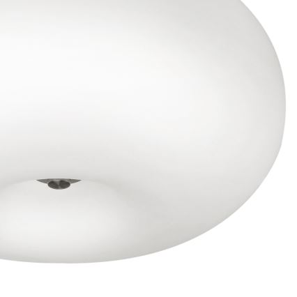 EGLO - Stropné svietidlo OPTICA 2xE27/60W/230V opálové sklo pr. 35 cm